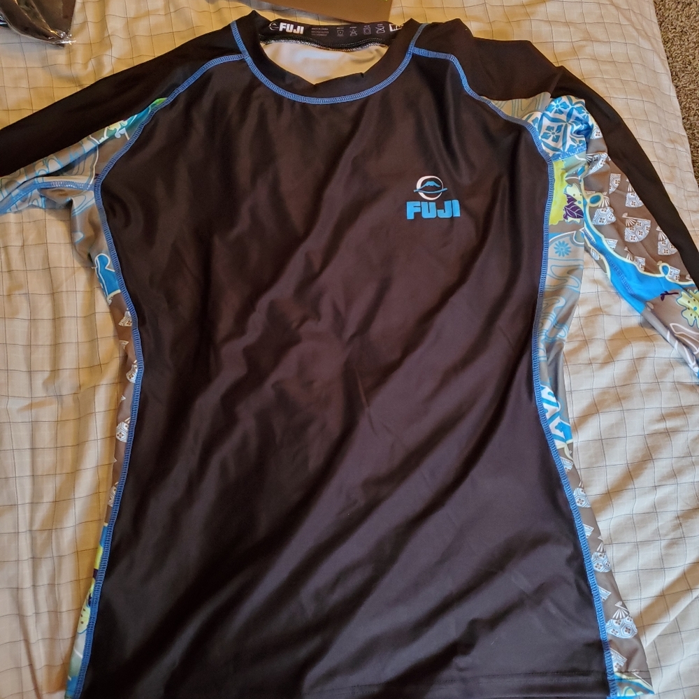 Women's Long Sleeve Rashguard Blue from Fuji W2XL Unworn Brazilian Jiu-J…